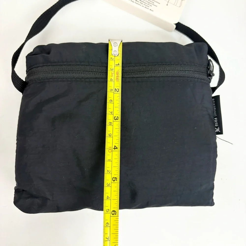 NWT Boarding Pass Black Packable Travel Lightweight Duffel Bag New With Tags